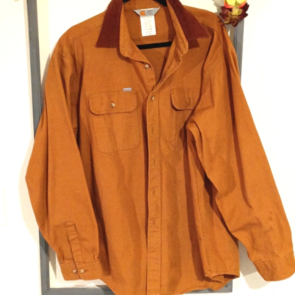 Men's Carhartt Button Down Shirt Jacket